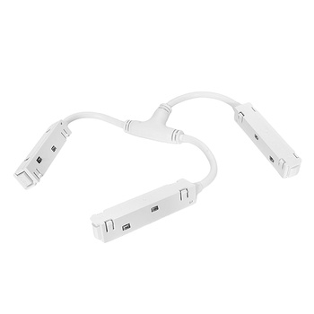 Złącze potrójne "T" Elektryczne Magnetic białe