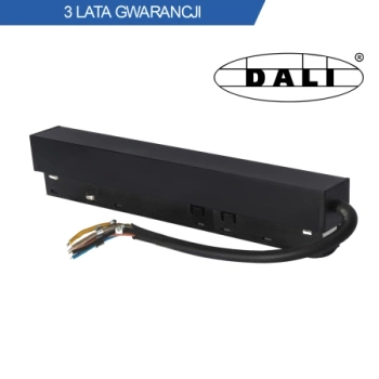 Zasilacz Magnetic DALI czarny 200W wpinany