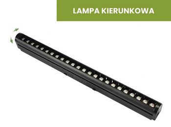 Lampa LED Magnetic Ultra Slim ZD24B 24W 3000K czarna