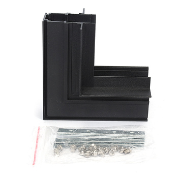 Łącznik sufit-ściana Magnetic D 90st. czarny