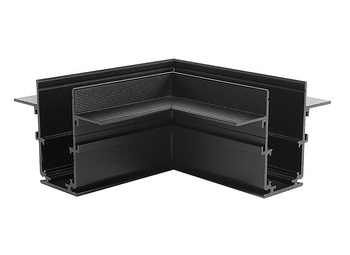 Narożnik podtynkowych Magnetic A poziomy 90st. czarny