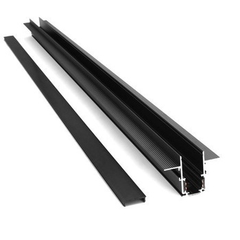 Szyna podtynkowa czarna Magnetic D 150cm