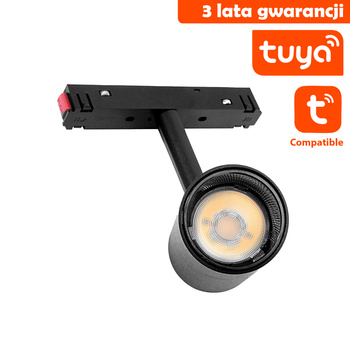 Reflektor LED Magnetic TUYA 7W czarny CCT