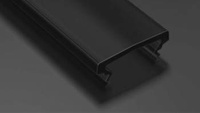 Klosz do profilu LED LUMINES HIGH PMMA czarny 3 m