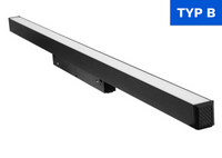 Linia LED Magnetic 20W 3000K opal 60cm czarna - TYP B