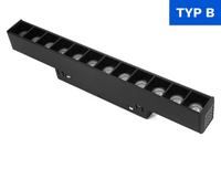 Reflektor LED Magnetic 12W 3000K 22cm czarny - TYP B
