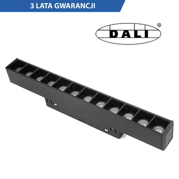 Reflektor LED Magnetic 12W DALI CCT czarny 22cm
