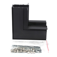 Narożnik magnetyczny sufit-ściana Magnetic C 90st. czarny